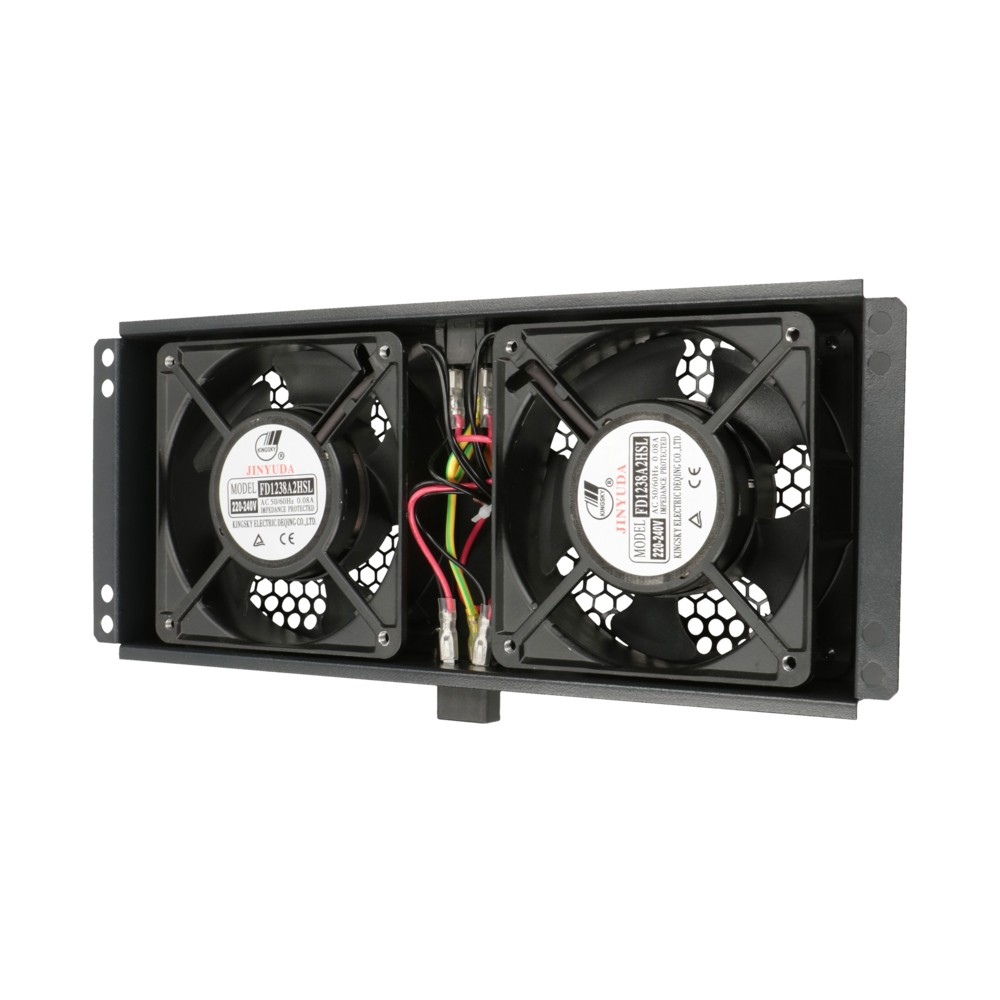 Extralink 2 FANS ROOF COOLING UNIT WITH CABLE TO THERMOSTAT Køleventilator