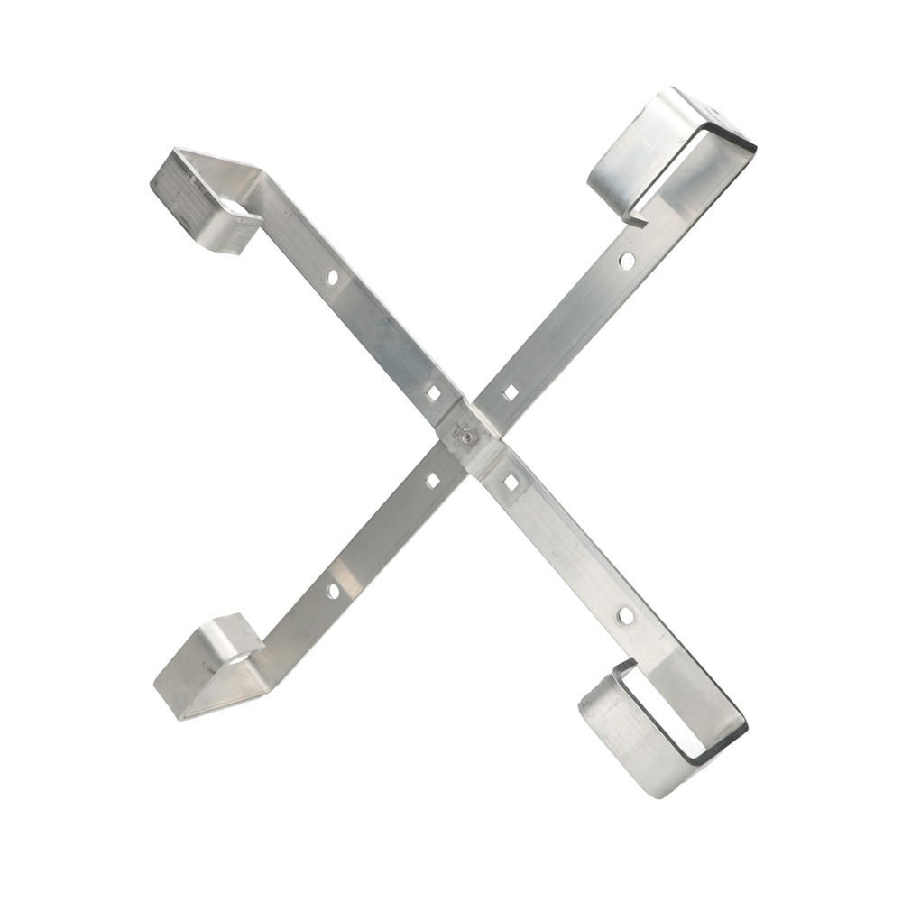 Extralink EX.6396 kabelorganisator Bord/Væg Kabelholder Aluminium 1 stk