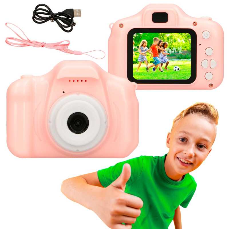Extralink Kids Camera H20 Pink | Digital camera | 1080P 30fps, 2.0" display