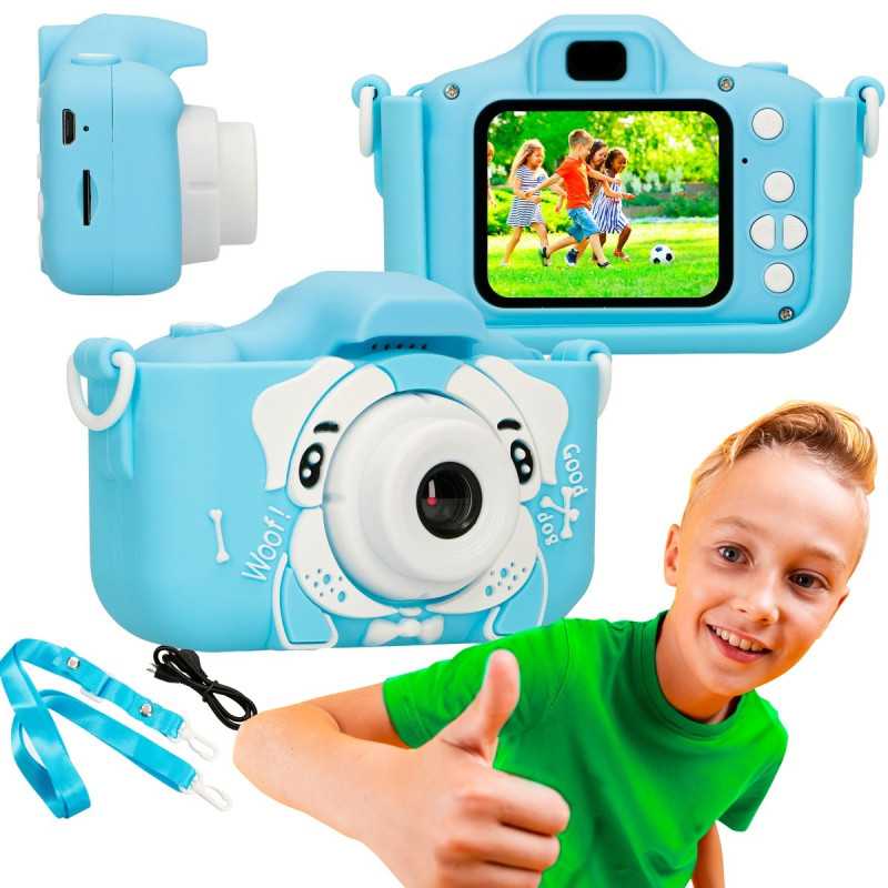 Extralink Kids Camera H28 Single Blue | Digital camera | 1080P 30fps, 2.0" display