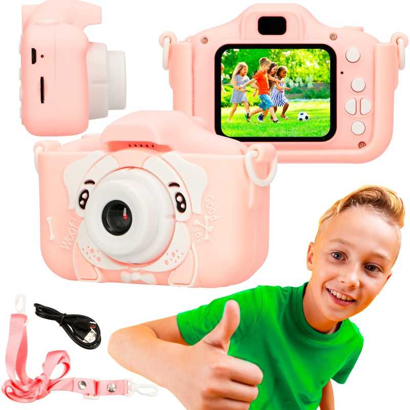 Extralink Kids Camera H28 Single Pink | Digital camera | 1080P 30fps, 2.0" display