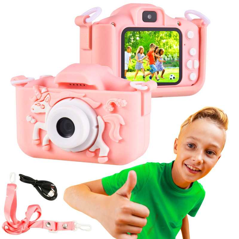 Extralink Kids Camera H29 Single Pink | Digital camera | 1080P 30fps, 2.0" display