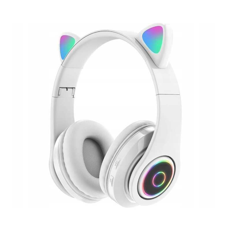 Extralink Kids Headphones Pro White | Wired headphones | Cat Ears