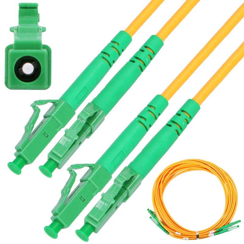 Extralink LC/APC-LC/APC | Patchcord | Jednomodowy, Duplex, 9/125um, G657A, 3m