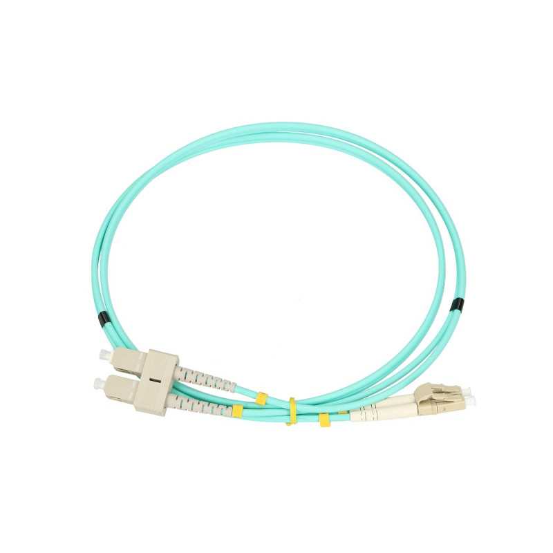 Extralink LC/UPC-SC/UPC | Patchcord | Wielomodowy, OM3, Duplex, 3mm, 3m