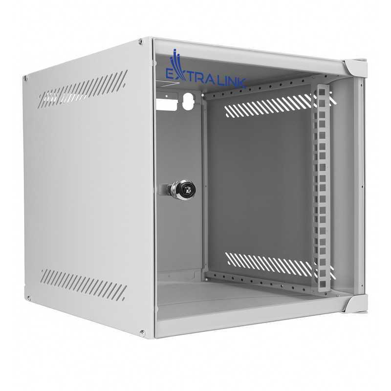 Extralink Lite 6U 10" 280X310 Gray | Rack cabinet | wall-mounted