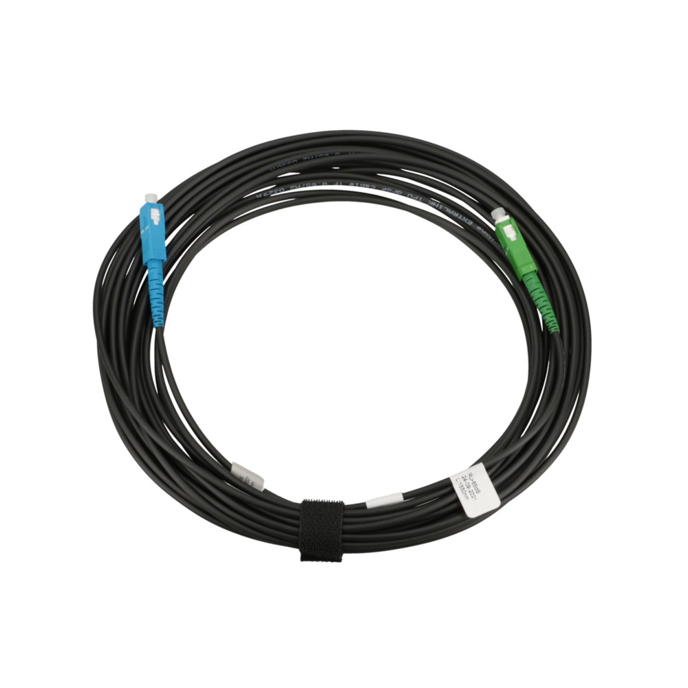 Extralink PATCHCORD SC/APC-SC/UPC ROUND DROP SM SIMPLEX G.657A2 10M Digital lydkabel Sort 10m