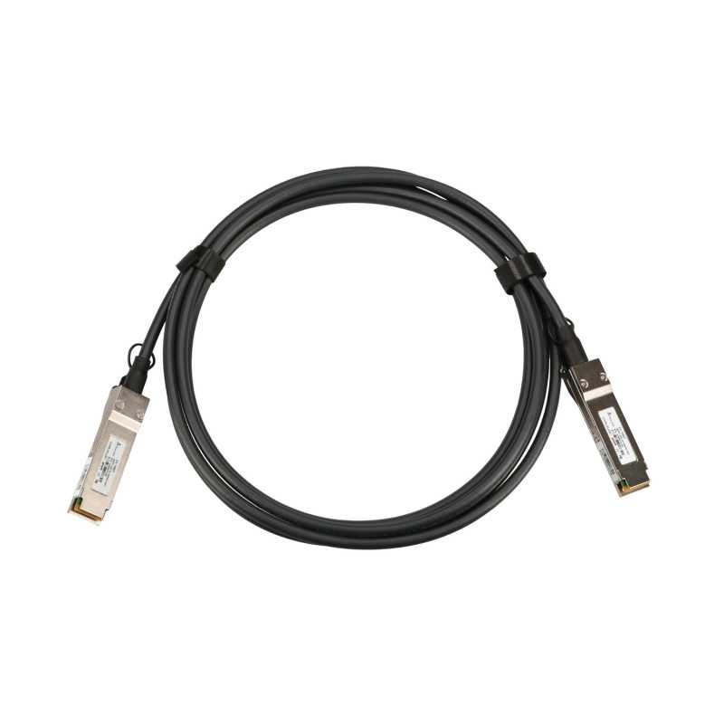 Extralink QSFP+ DAC | QSFP+ cable | DAC, 40Gbps, 3m, 30AWG