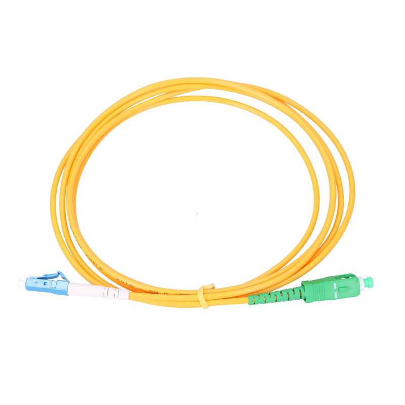 Extralink SC/APC-LC/UPC | Patchcord | Jednomodowy, Simplex, G657A, 3mm, 3m