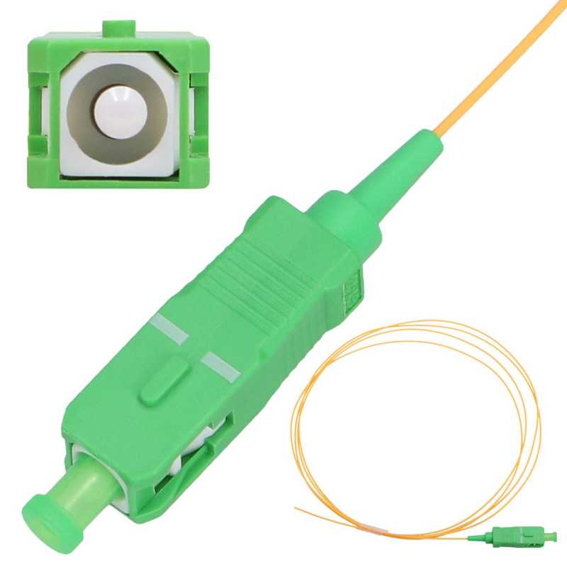 Extralink SC/APC | Pigtail | Singlemode, 900um G.657A 1.5m, Easy strip, yellow
