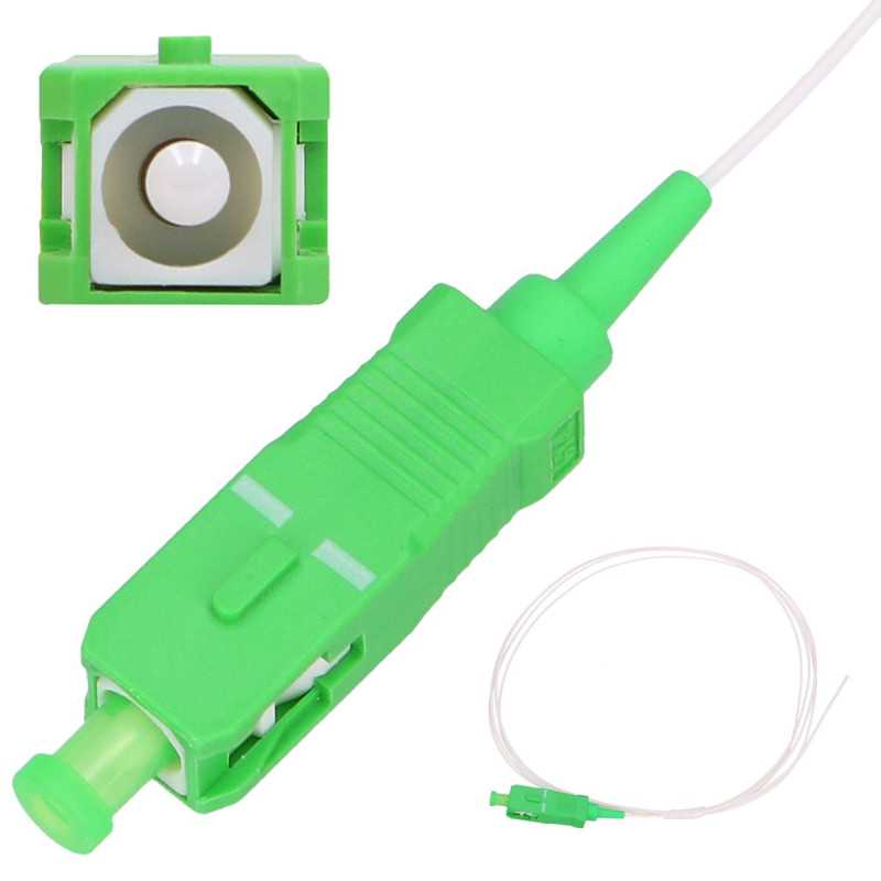 Extralink SC/APC | Pigtail | Singlemode, 900um G.657A 1.5m, Easy strip, white