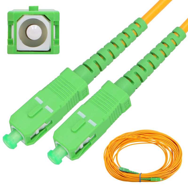 Extralink SC/APC-SC/APC | Patchcord | Jednomodowy, Simplex, G.657A1, 3mm, 2m