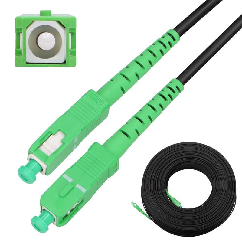 Extralink SC/APC-SC/APC Round drop | Patch cord | Round, Pendant, Single Mode, Simplex, G.657A2, 70m
