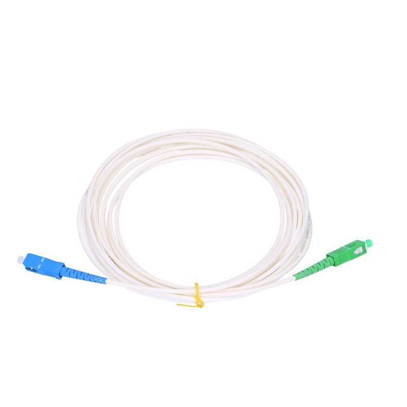 Extralink SC/UPC-SC/APC | Patchcord | LSZH, Jednomodowy, Simplex, G.657B3, 3mm, Easy Flex, 20m