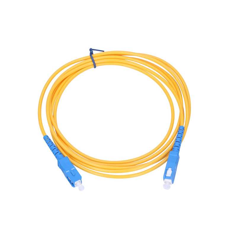 Extralink SC/UPC-SC/UPC | Patchcord | Jednomodowy, Simplex, G.657A1, 3mm, 2m