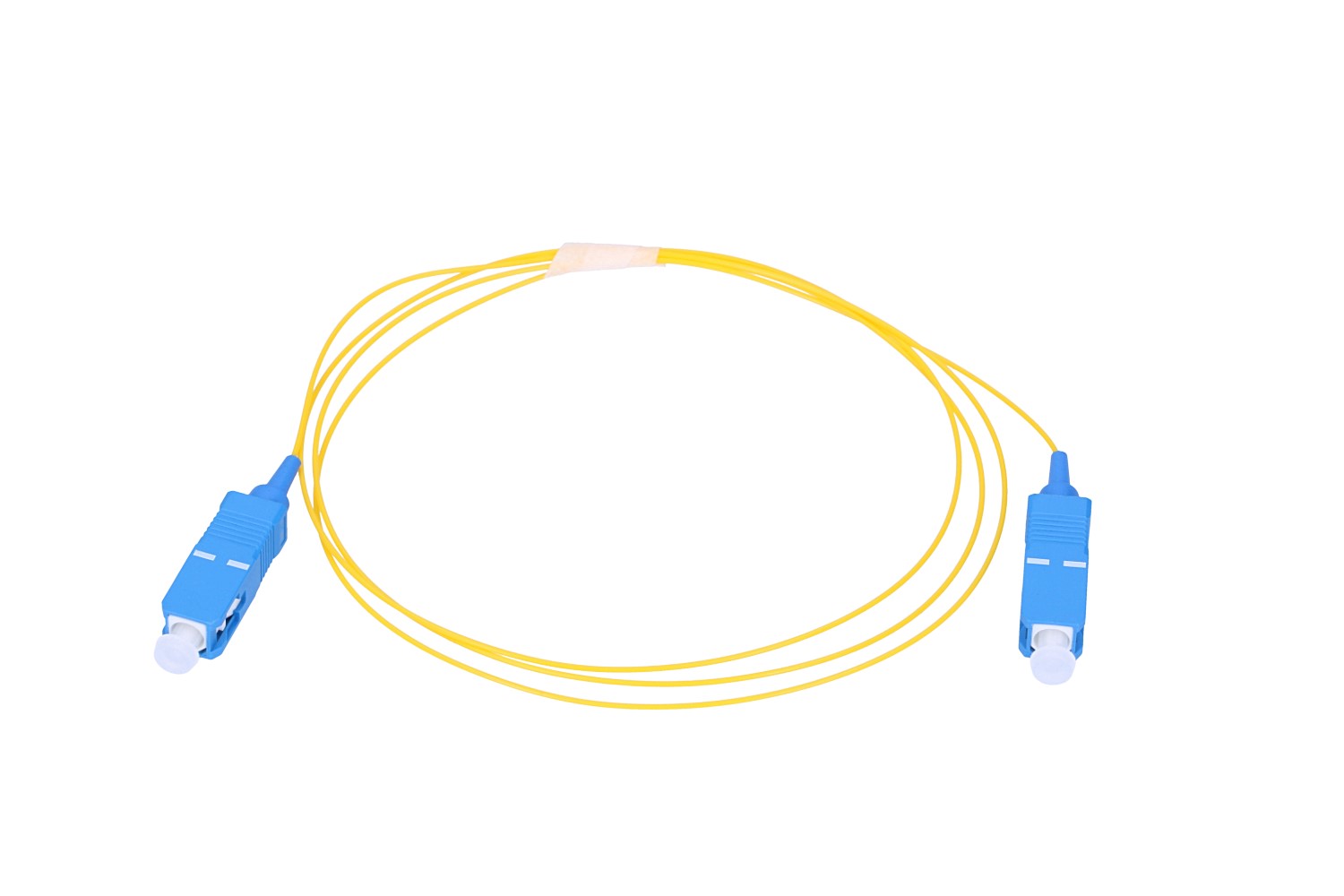 Extralink PATCHCORD SC/UPC-SC/UPC SM G.657A SIMPLEX 900UM 1M Digital lydkabel Gul 1m