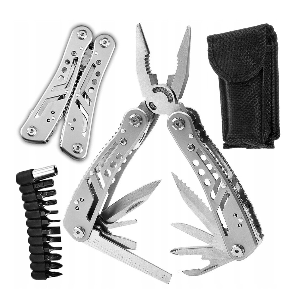EXTRALINK MULTITOOL SURVIWALOWY NARZEDZIE WIELOFUNKCYJNE 24W1 Z ETUI