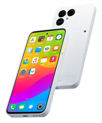 Das Fairphone (Gen. 6) Dual-SIM 8GB/256GB weiß Android 15 Smartphone + Fairbuds True Wireless Earbuds