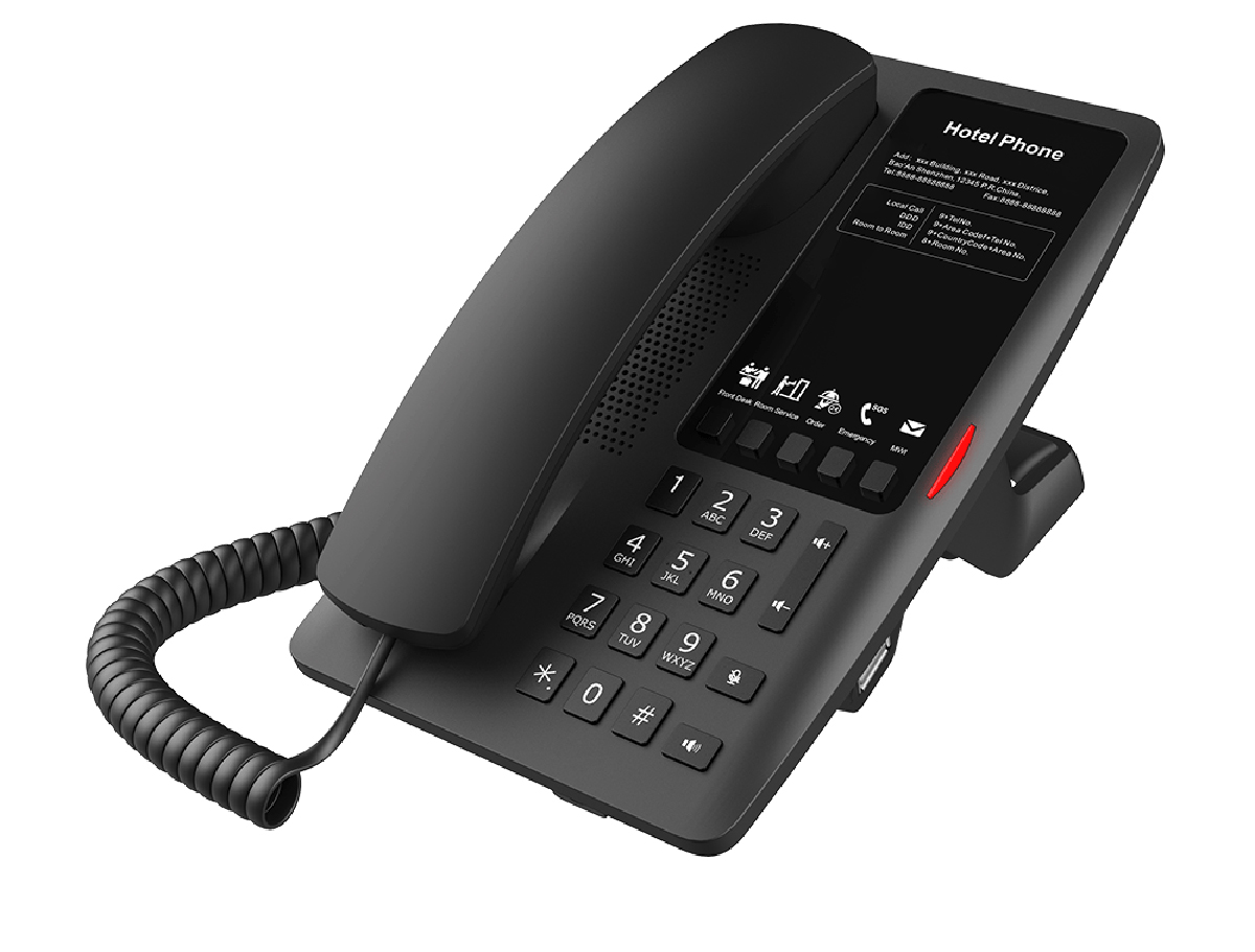 Fanvil H4WBlack H4WBlackWiFi Hotel Phone SIP WiFi