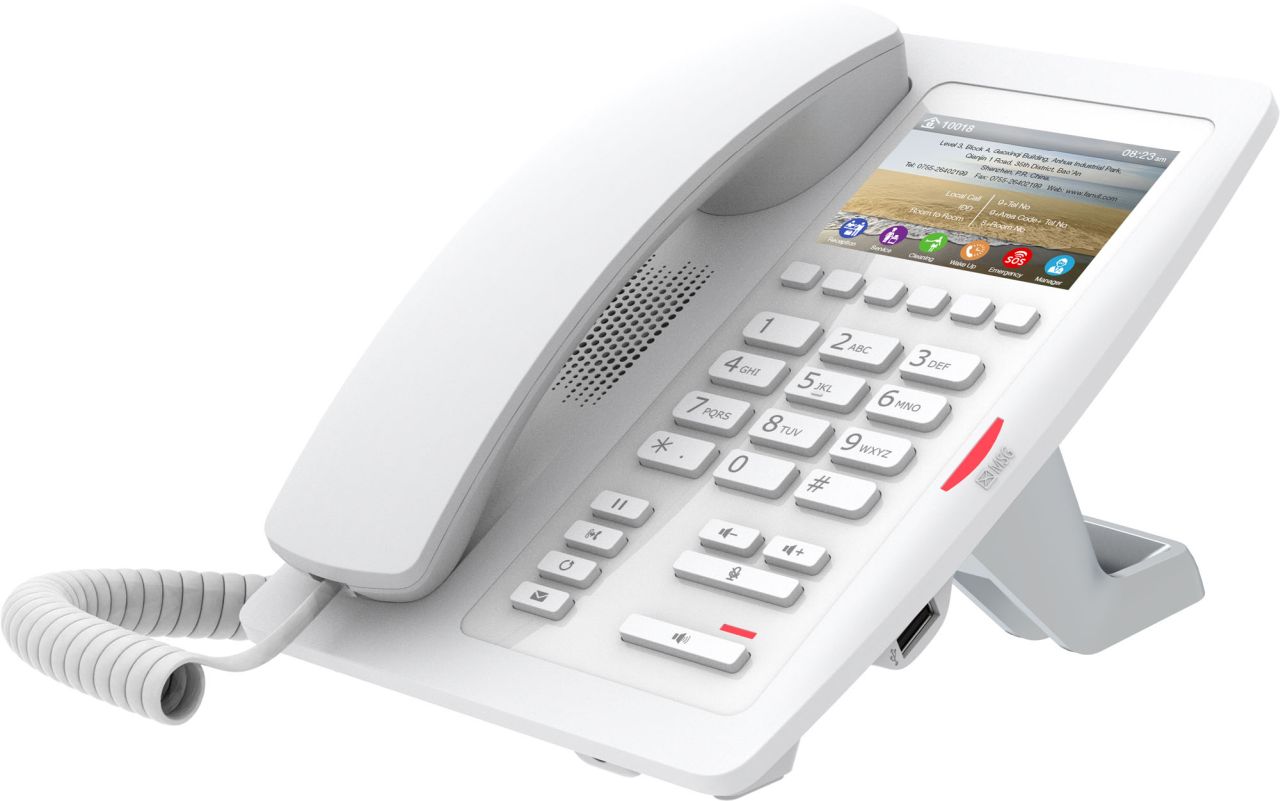Fanvil H5W-White, H5W-White---WiFi Hotel Phone / SIP / POE / Wi-Fi