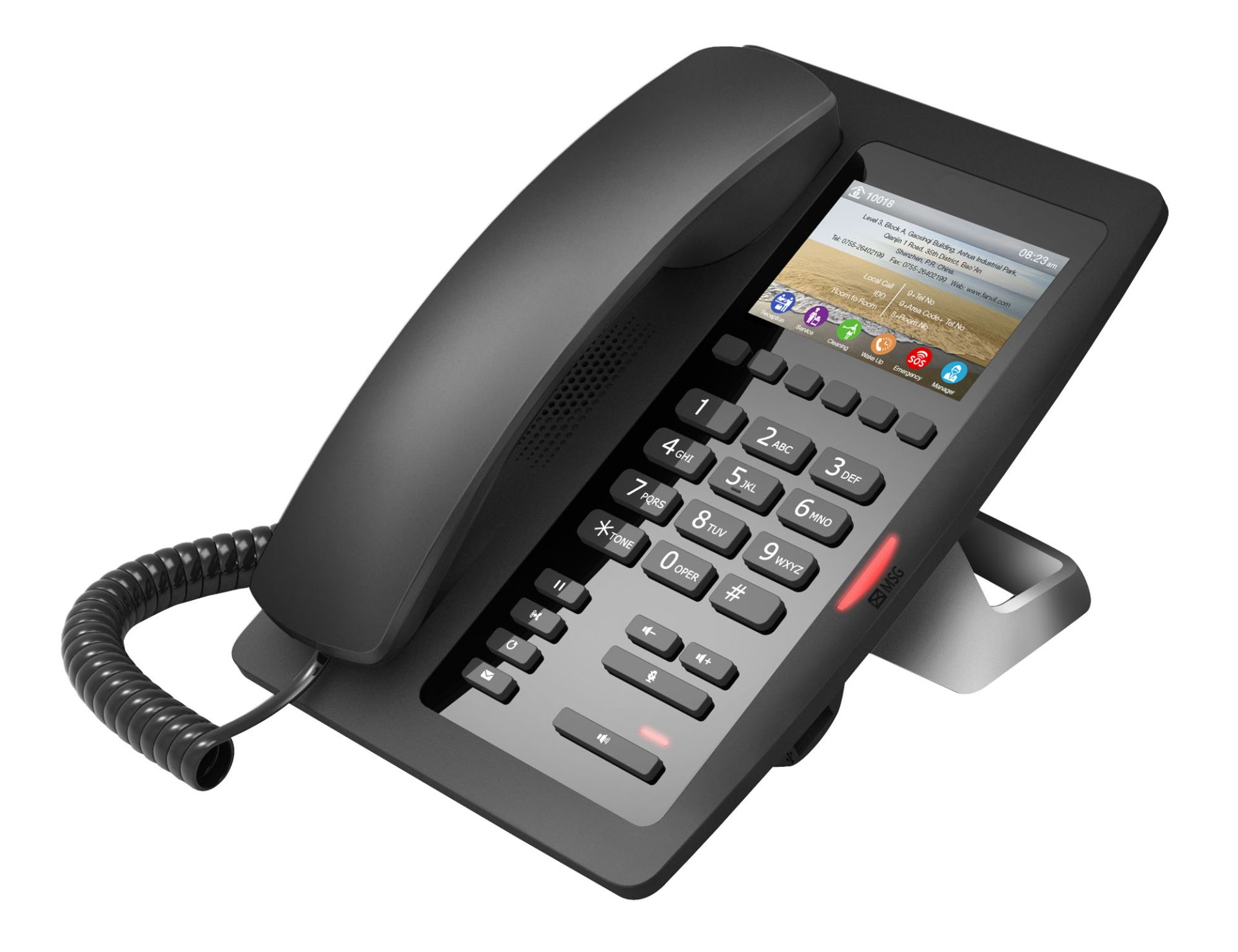 Fanvil SIP phone *replacement handset* for H3, H3W, H5, H5W black