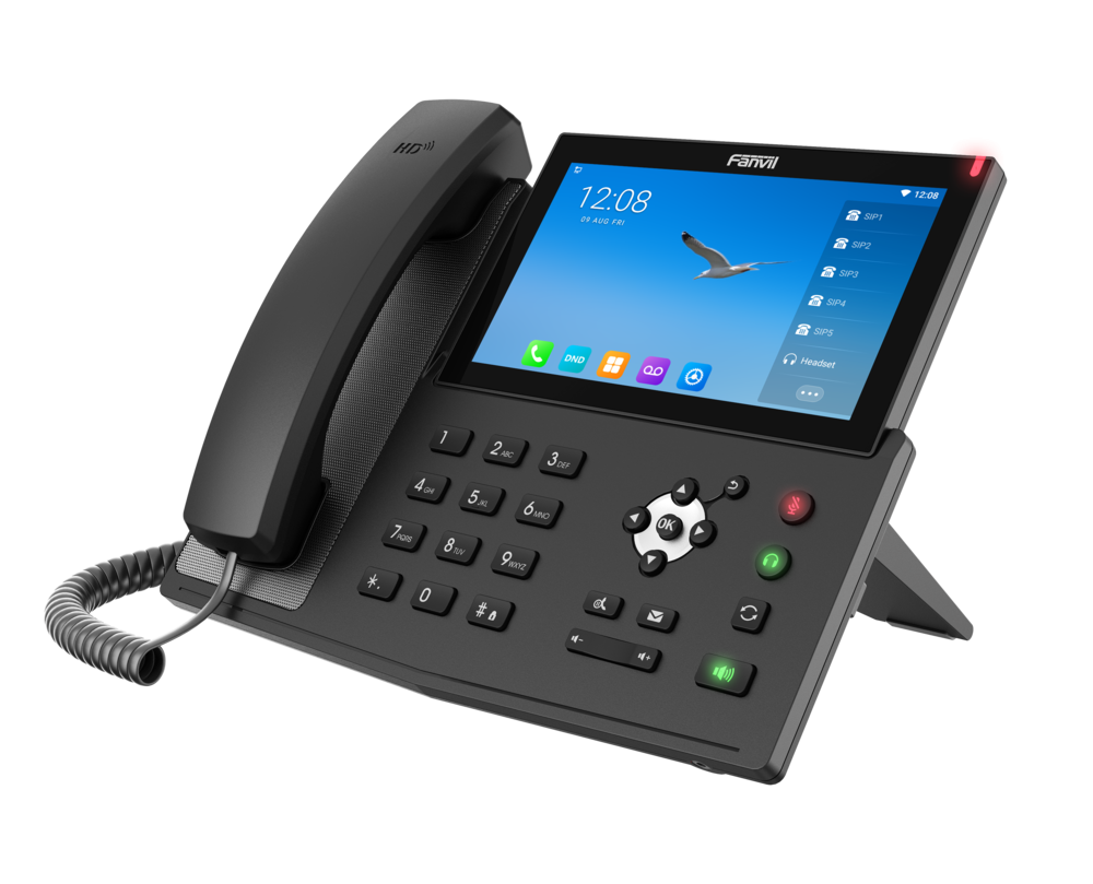 Fanvil X7A V2, Android Touch Screen IP Phone / SIP / POE / Gigabit / USB-Port / Bluetooth / Android