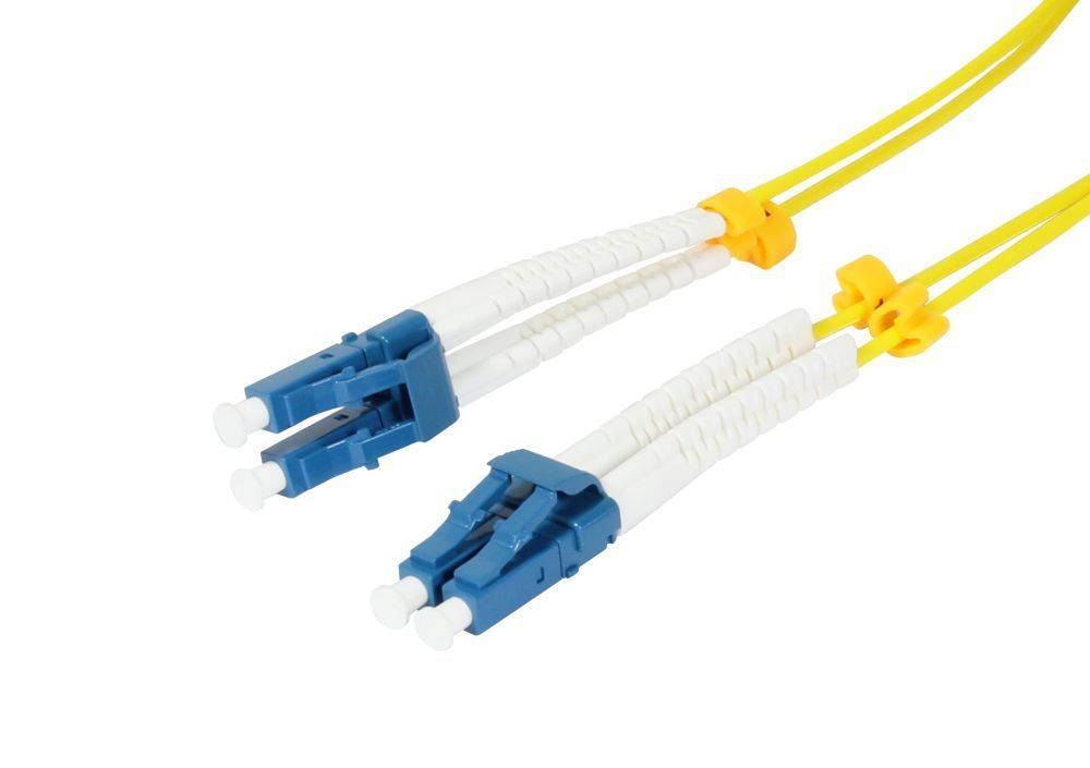 Fiber optic 2-fiber patch kit. 15mtr.LC-LC, 9/125um, OS2, AD=2mm, flexible anti-kink sleeve, G657.A2, Synergy 21