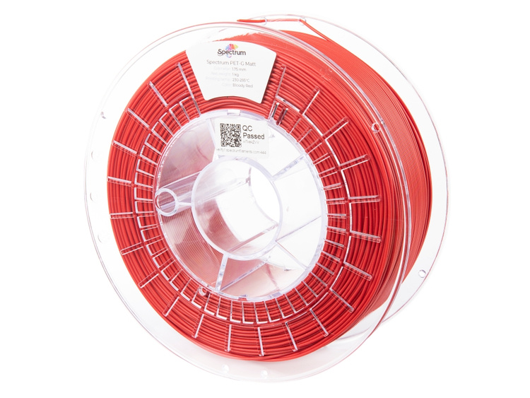Spectrum Filament PETG czerwony (RAL 3020)
