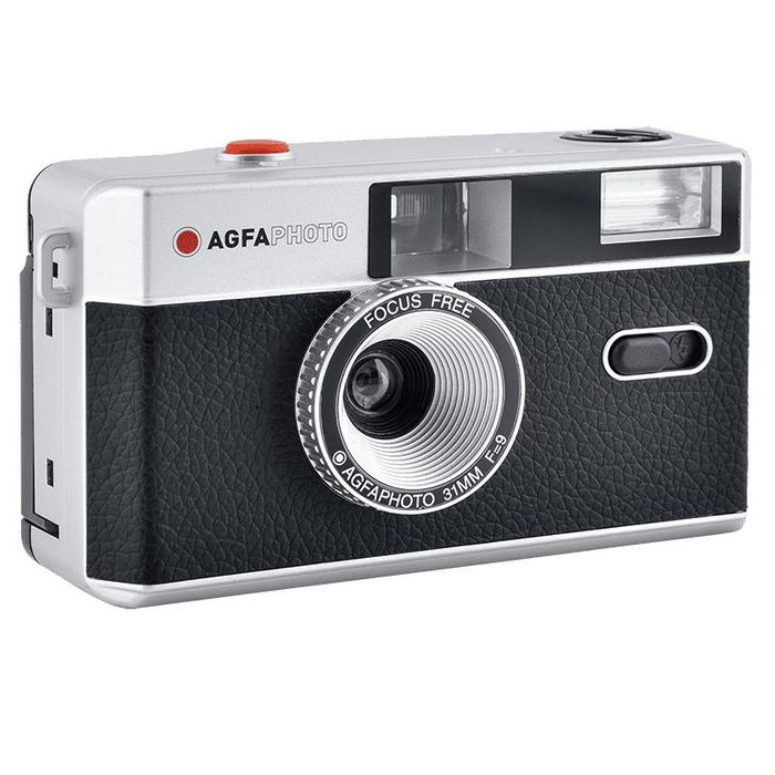 AgfaPhoto 35 mm, ISO 200/400/800, 1/120, 1x AAA, 115 x 64 x 44 mm, 119g