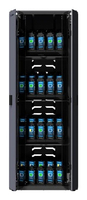FLAT PACKED VERSION OF X-LARGE 5 SHELF +PDU KEY BARRELL LOCK 2X