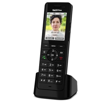 FRITZFon X6 HD Schnurloses Telefon schwarz