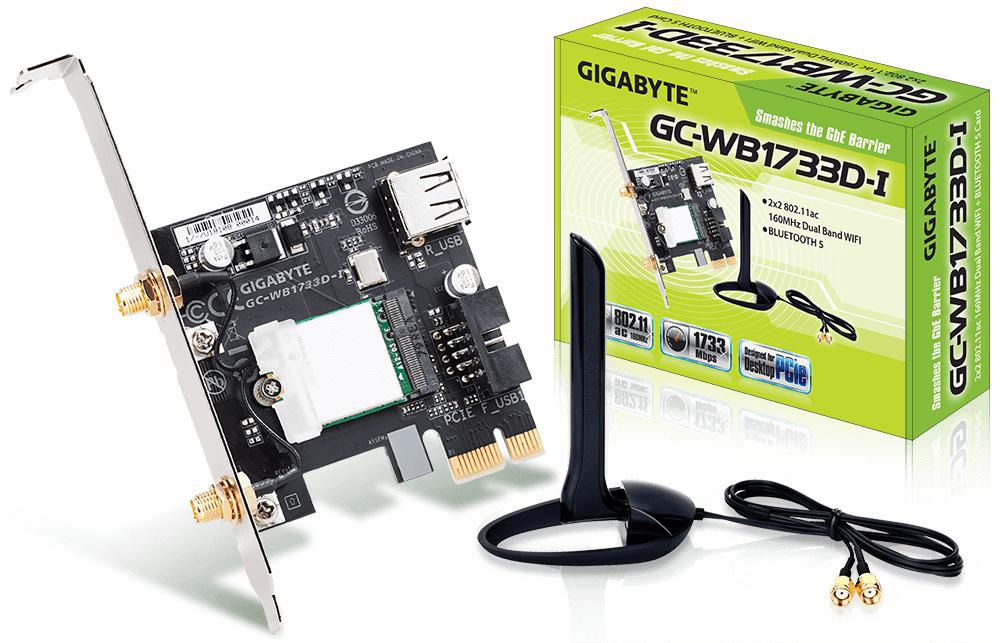 WLAN & Bluetooth 5.0 (PCIe x1)