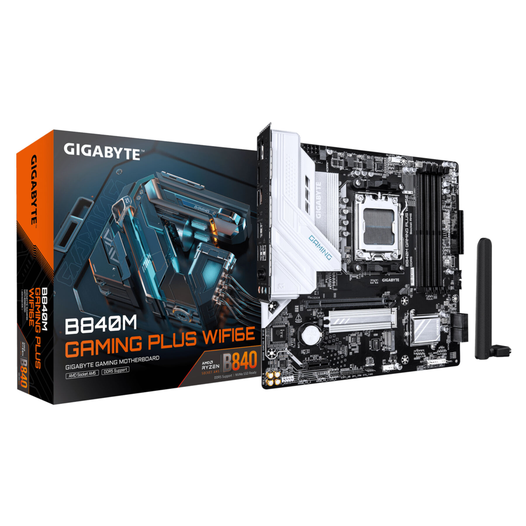 Gigabyte GA-B840M Gaming P WF6E (AM5) (D)