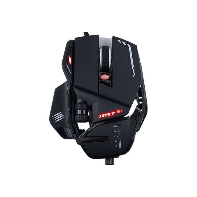 Mad Catz R.A.T.6+ Optisk Kablet Sort