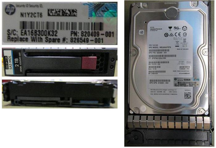 Hewlett Packard Enterprise 2TB, 7200 rpm, 3.5", SAS, 12Gbps