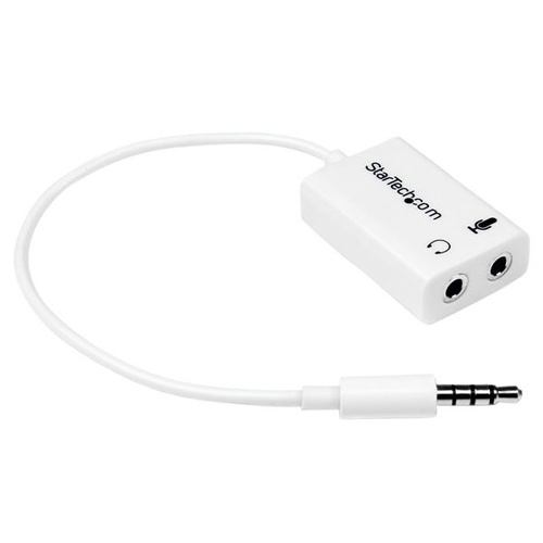 HEADPHONE MICROPHONE SPLITTER 4 PIN TO 2X 3 PIN 3.5MM SPLITTER