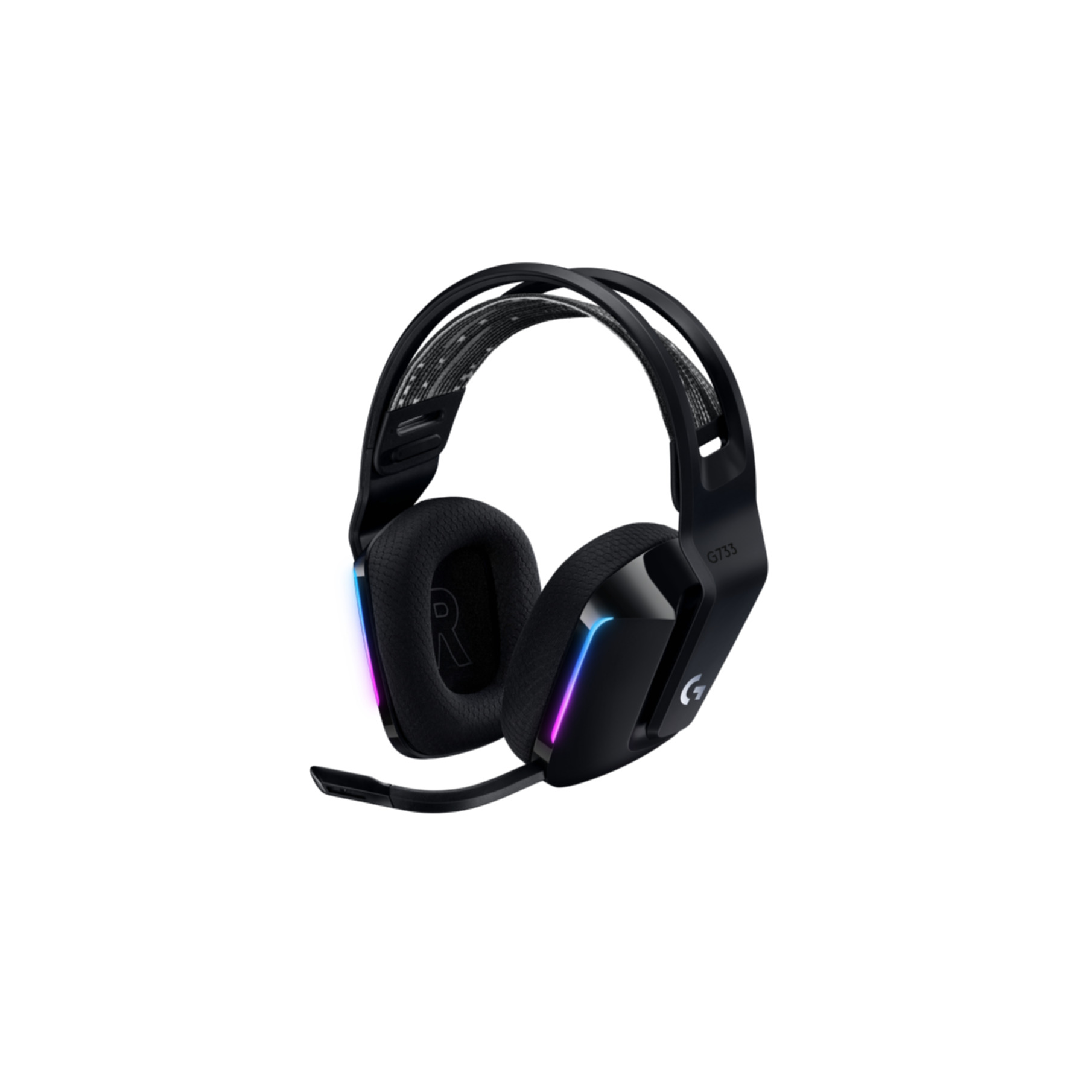 Headset Logitech Gaming G733 Lightspeed wireless black (981-000864)