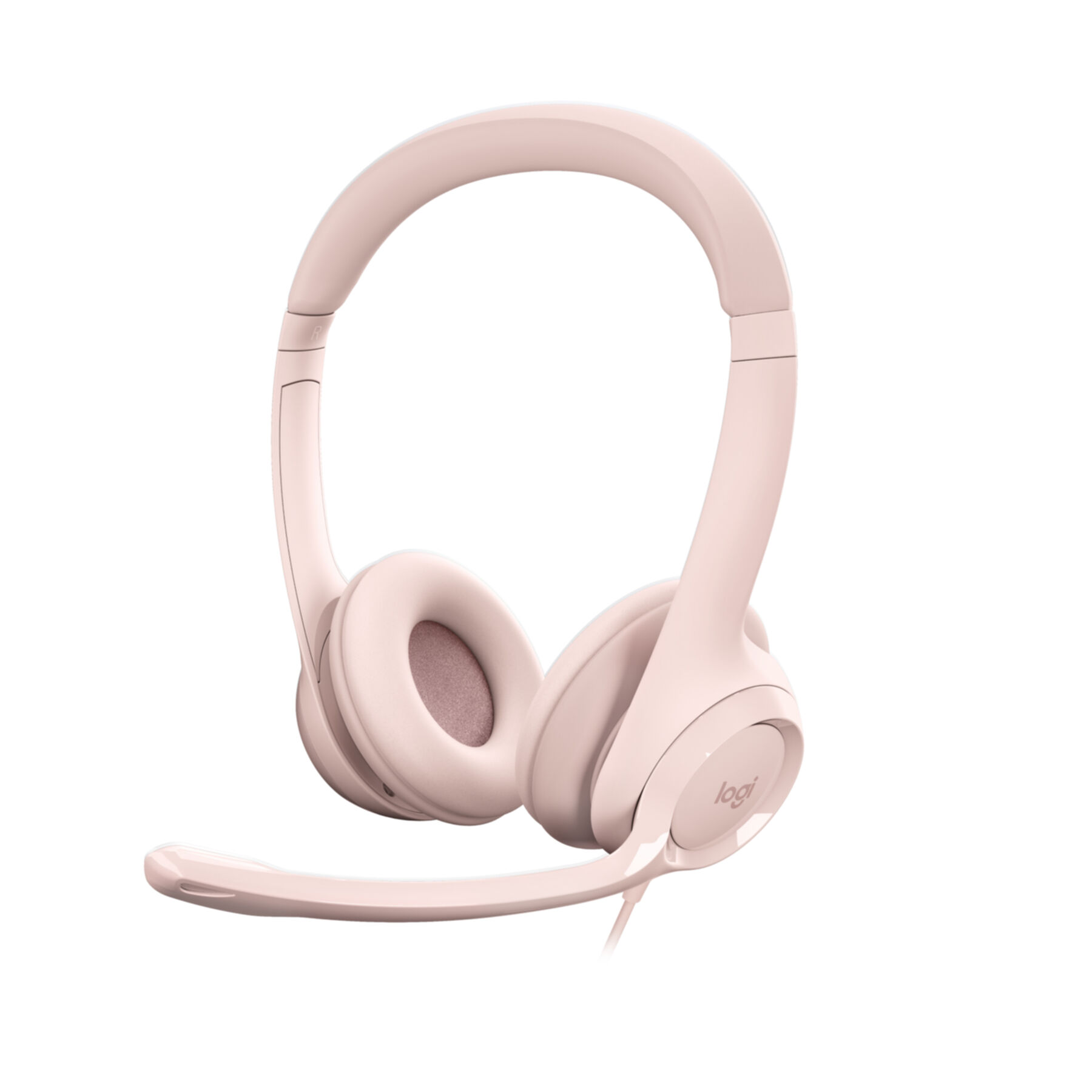 Headset Logitech H390 wired rosé (981-001281)