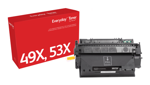 HIGH YIELD BLACK TONER CARTRIDGE LIKE HP 49X / 53X FOR