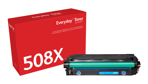 HIGH YIELD CYAN TONER CARTRIDGE LIKE HP 508X FOR COLOR LASERJET