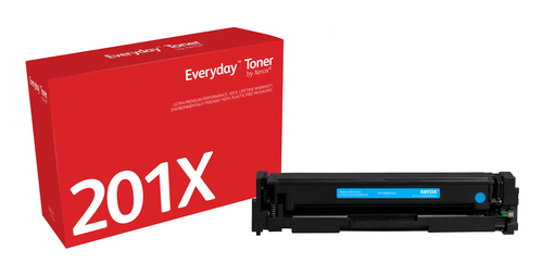 HIGH YIELD CYAN TONER CARTRIDGE LIKE HP 201X FOR COLOR LASERJET