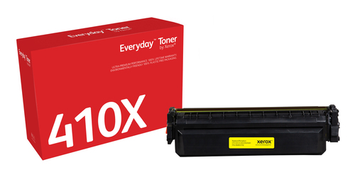 HIGH YIELD YELLOW TONER CARTRIDGE LIKE HP 410X FOR