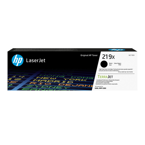 HP 219X HIGH YIELD BLACK ORIGINAL LASERJET TONER CARTRIDG