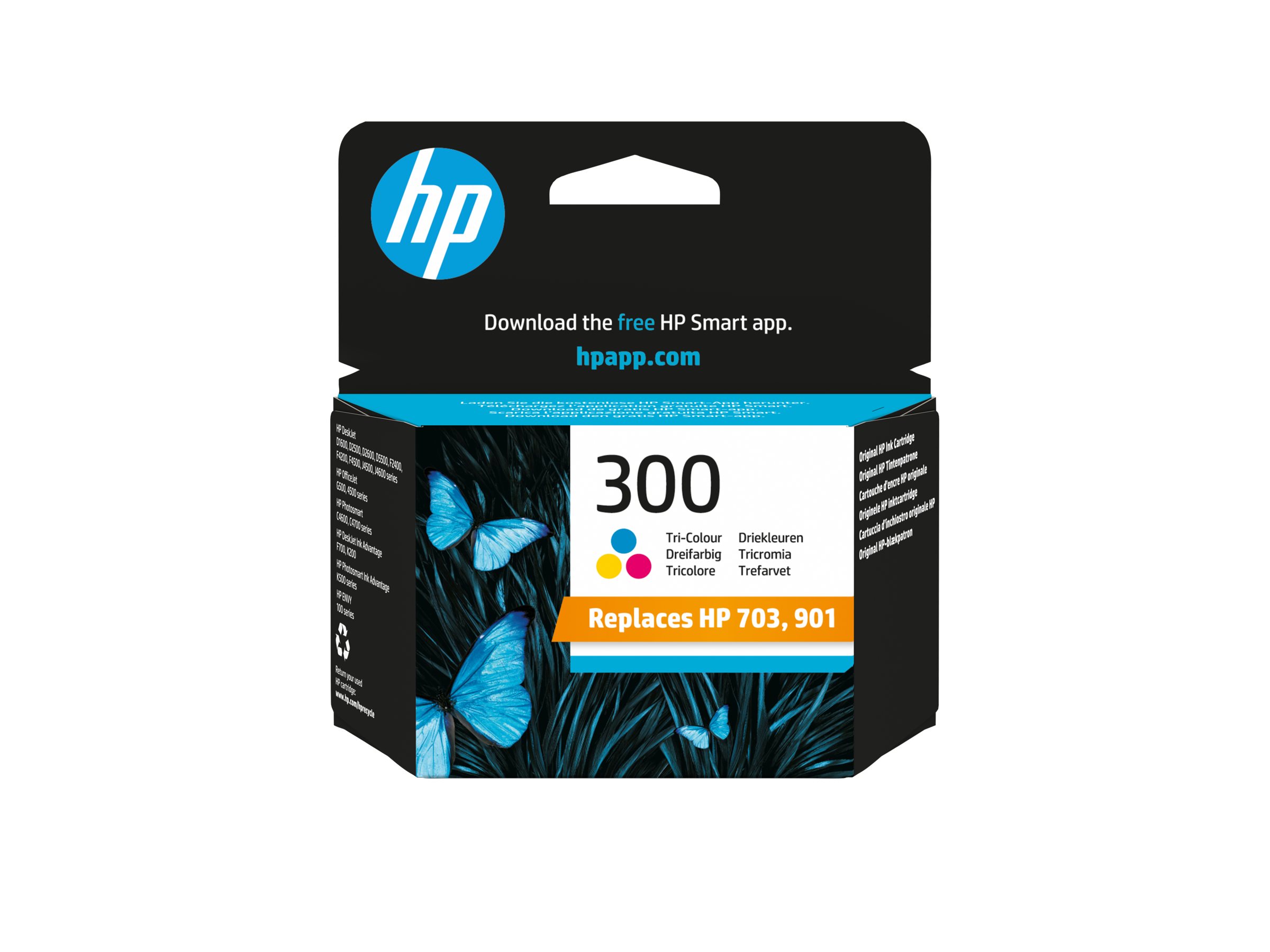HP 300 Tri-color Original Ink Cartridge