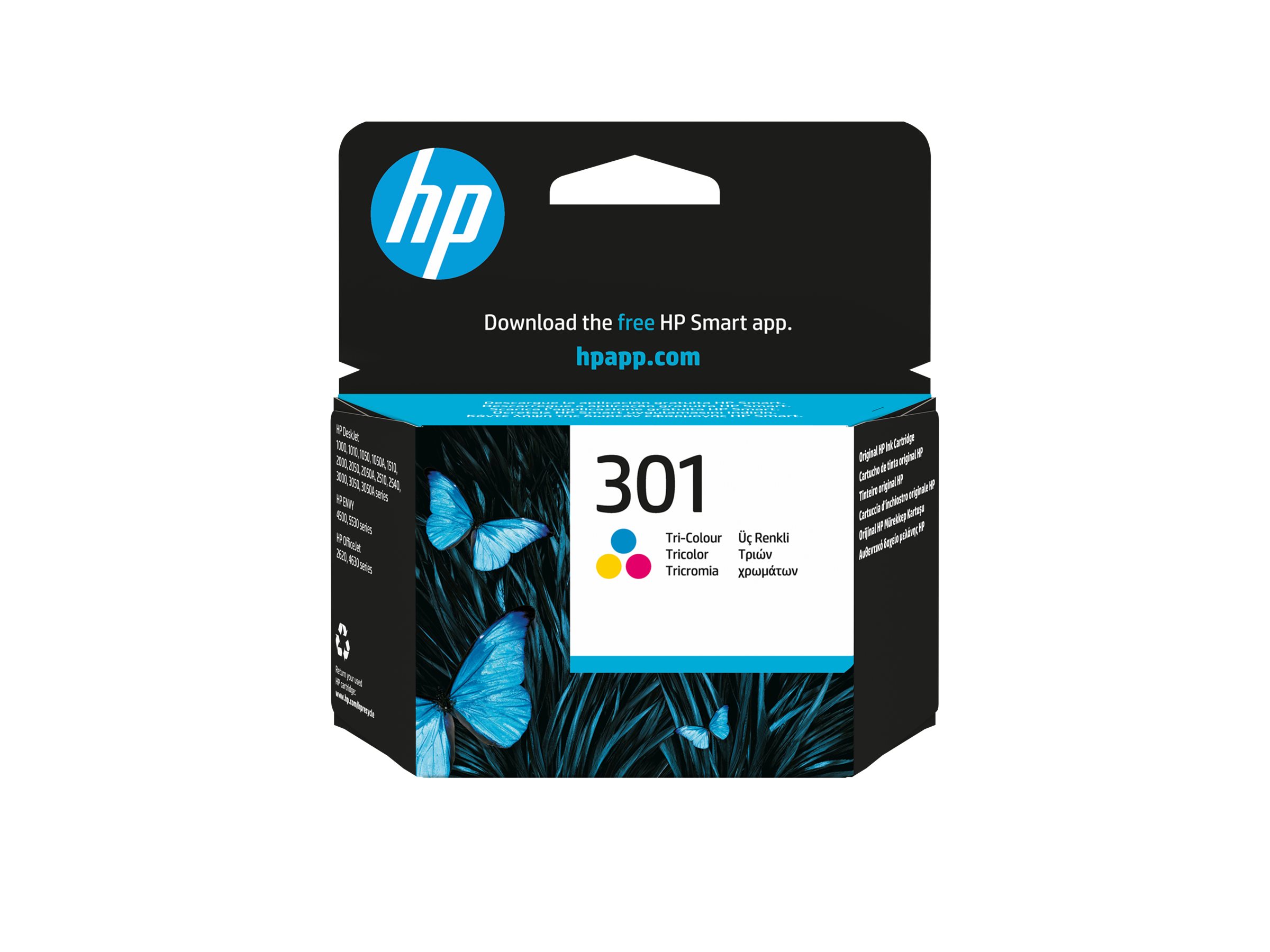 HP 301 Tri-color Original Ink Cartridge