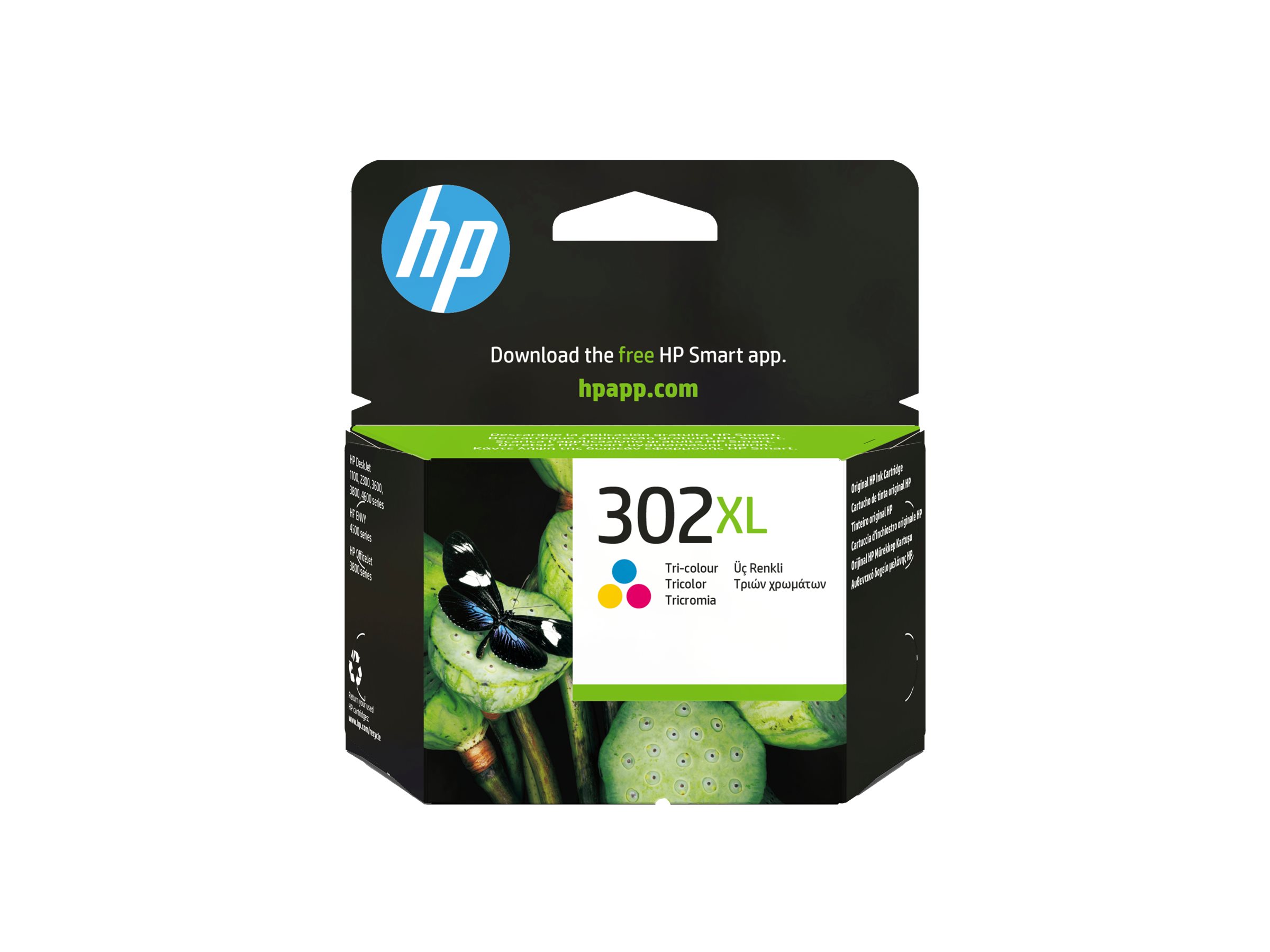 HP 302XL High Yield Tri-color Original Ink Cartridge
