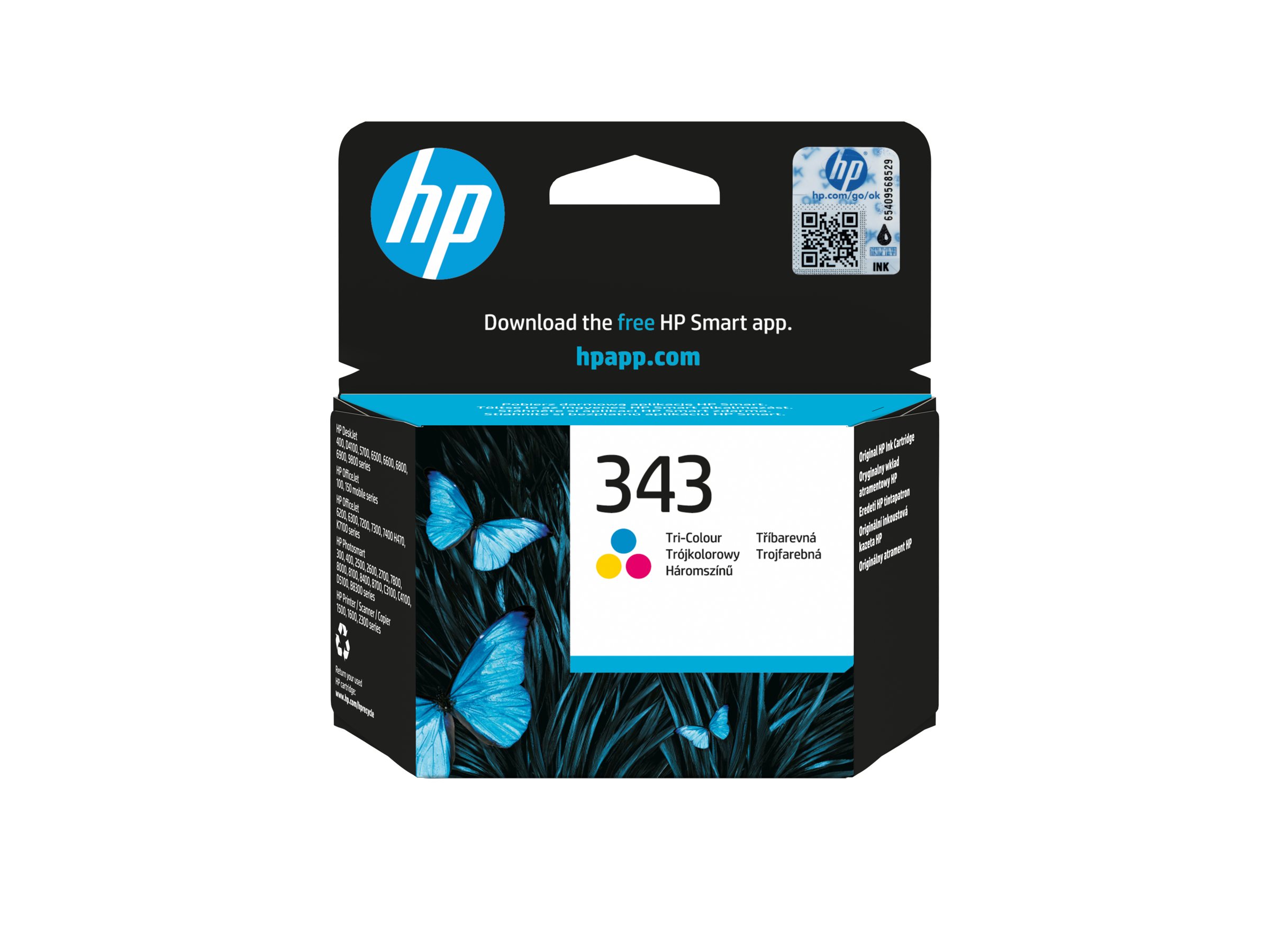 HP 343 Tri-color Original Ink Cartridge