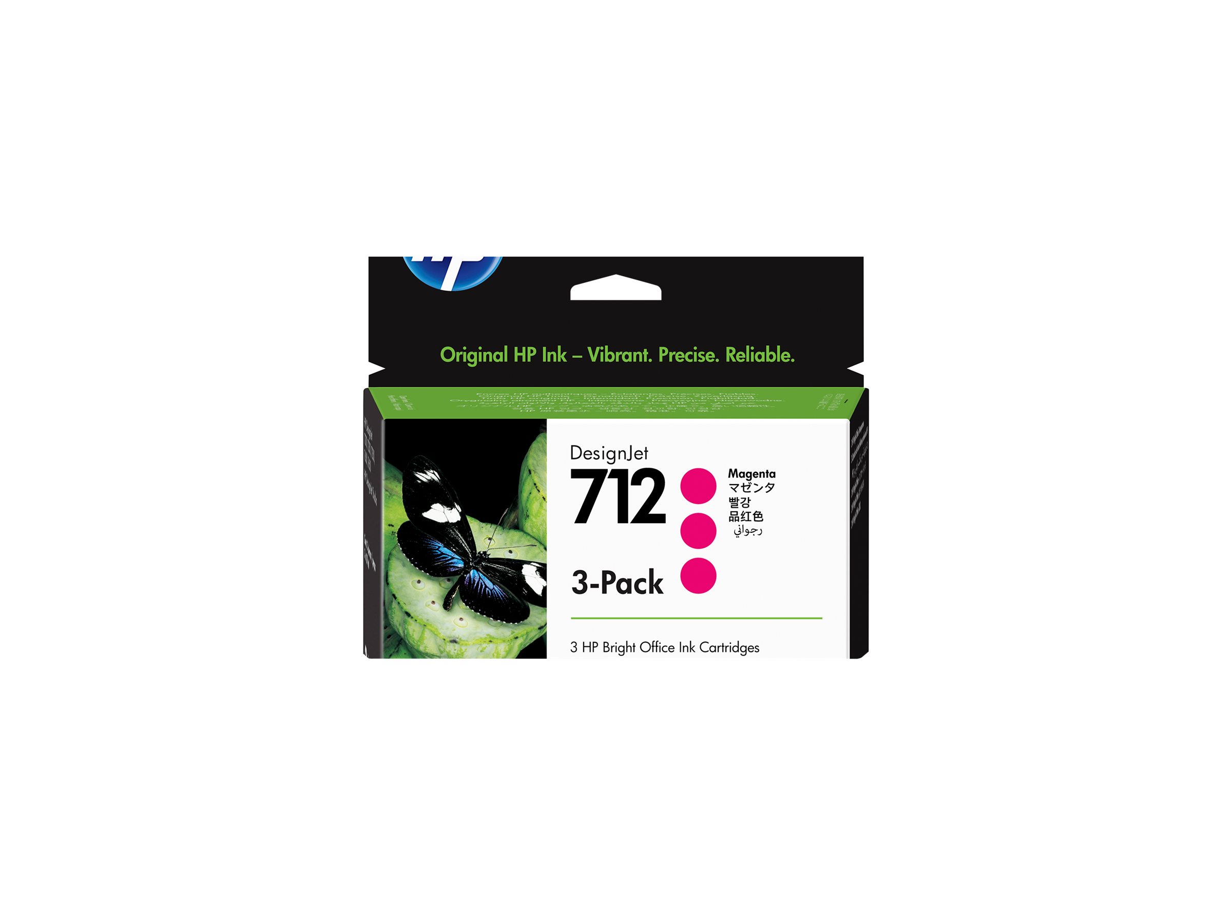 HP 712 3-pack 29-ml Magenta DesignJet Ink Cartridge