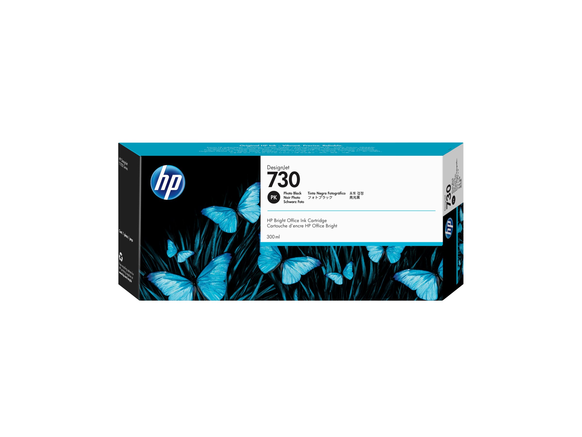 HP 730 300-ml Photo Black DesignJet Ink Cartridge