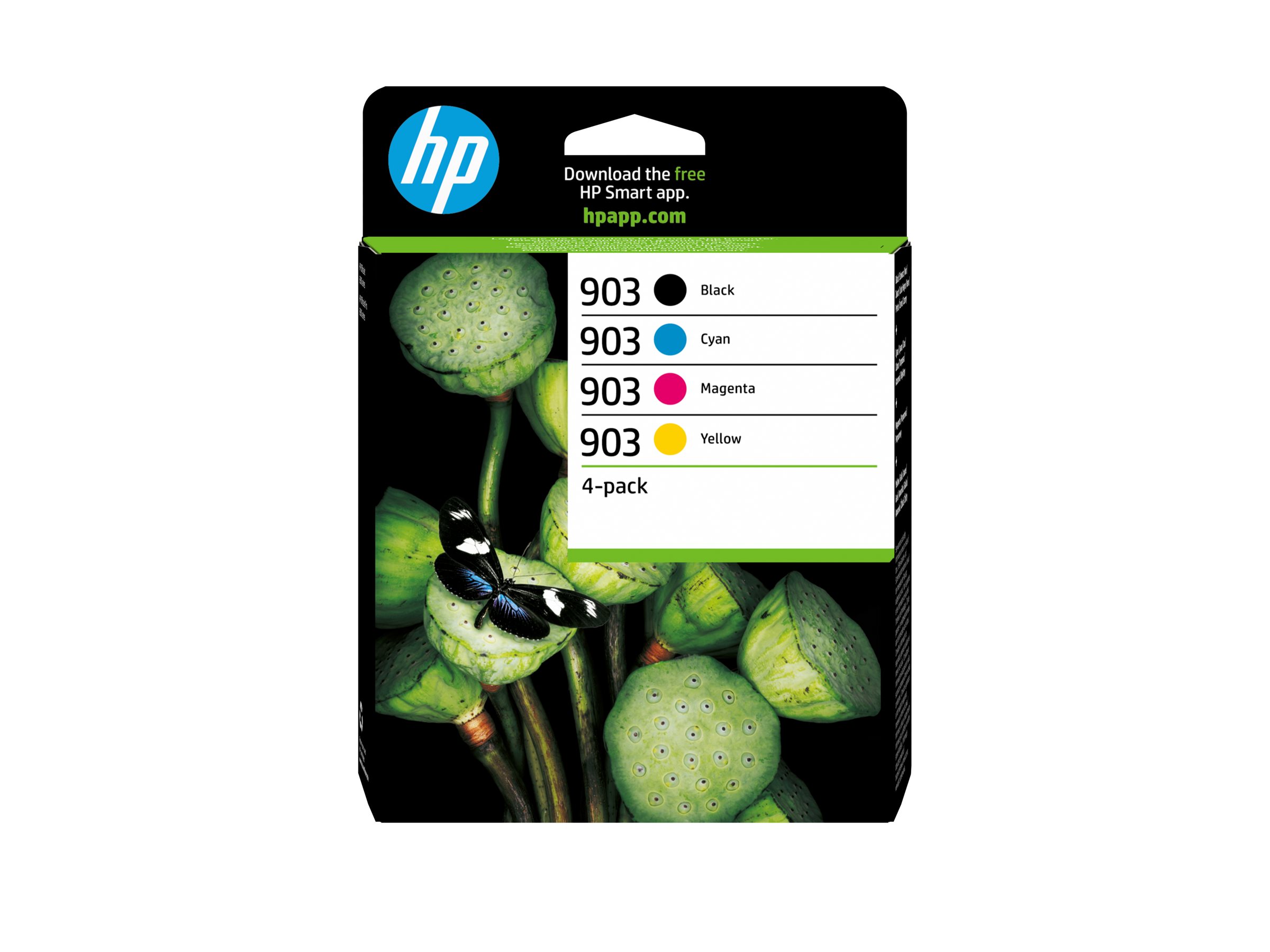 HP 903 4-pack Black/Cyan/Magenta/Yellow Original Ink Cartridges